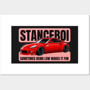 Stanceboi - sometimes being low makes it fun Posters and Art